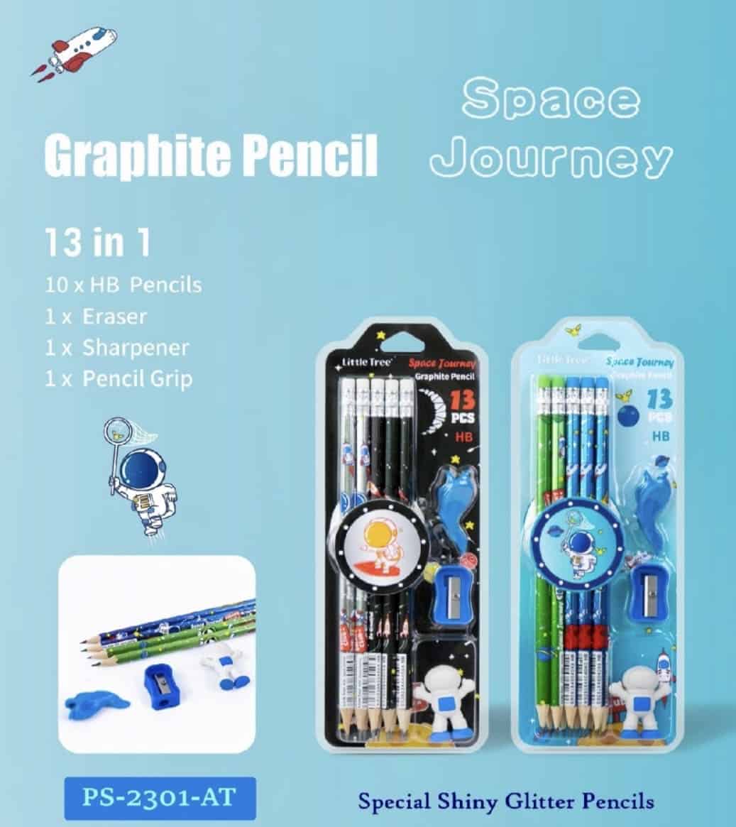 Space Pencil Set (Set of 13 pencils)