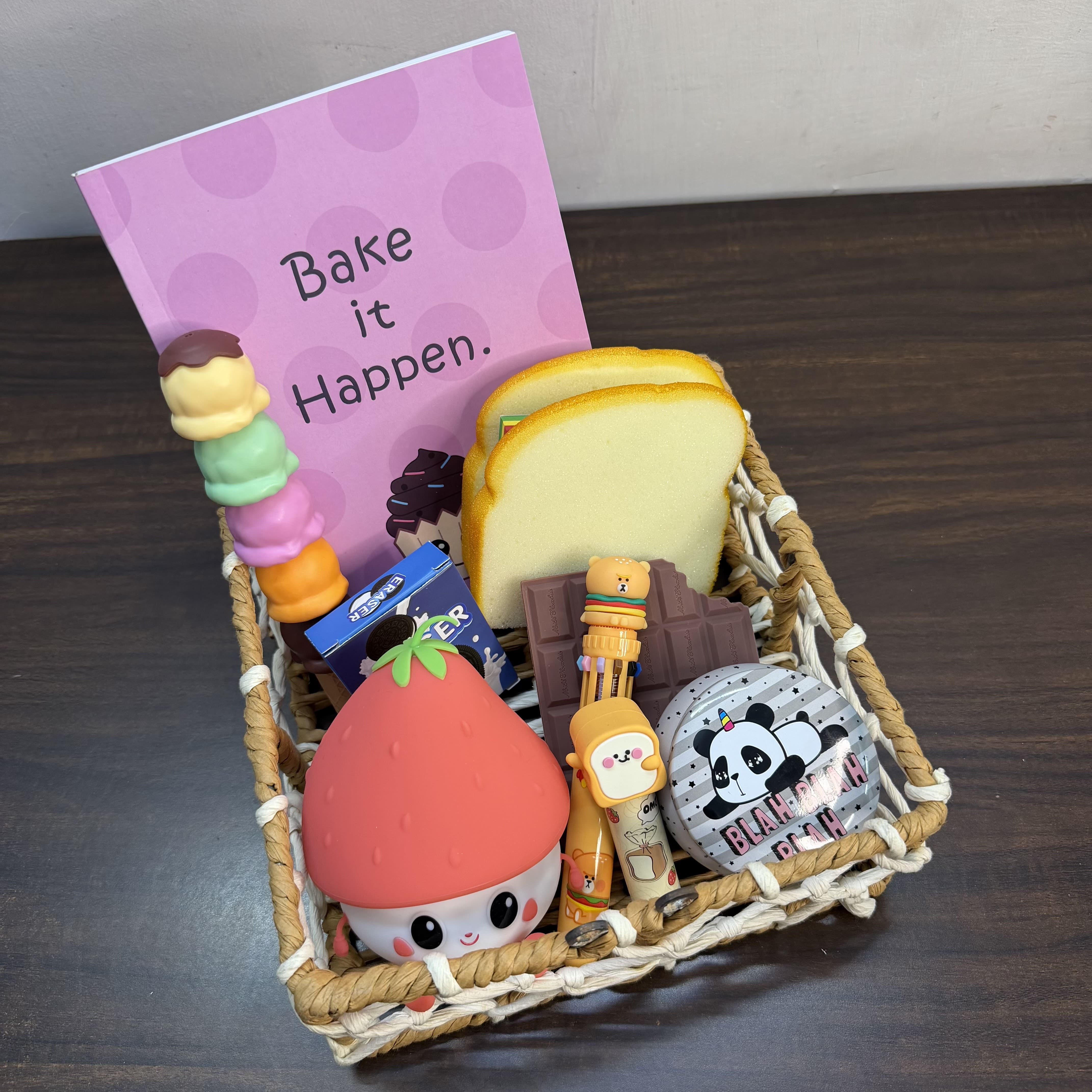 Foodie Stationery Gift Box | Cute Food-Themed Stationery Hamper for Kids