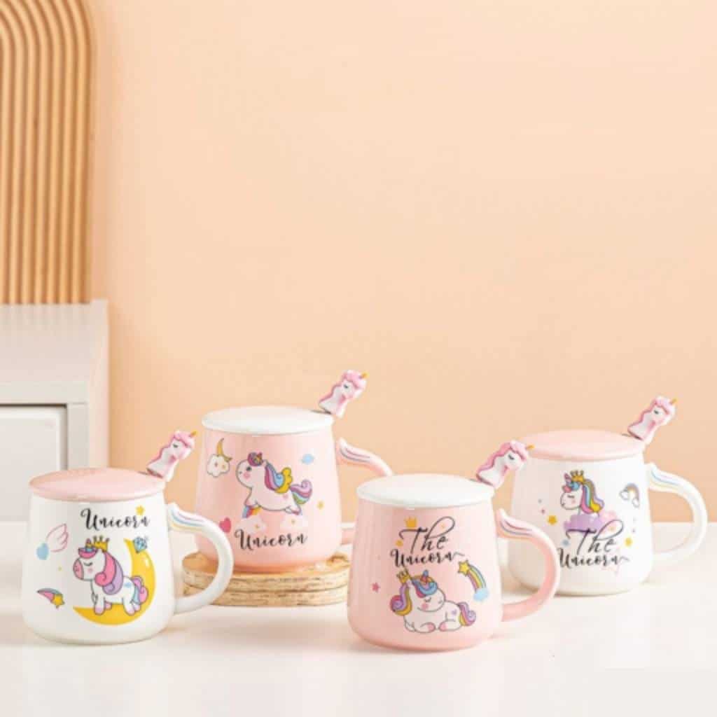 Cute Unicorn Mug with spoon