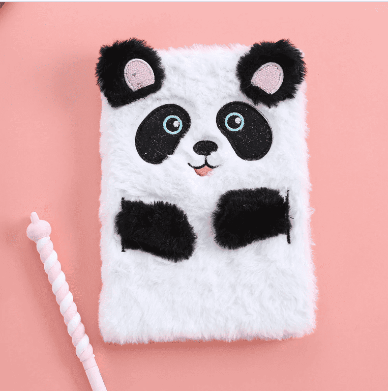 Panda Fur Notebook