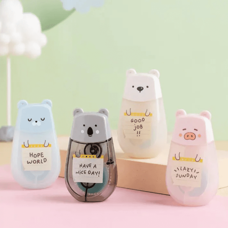 Cute Animal double sided adhesive glue tape roller