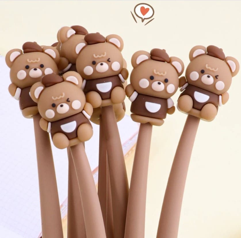 Cute Coffee Bear Pen