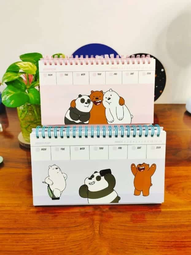 We Bare Bears Desk Planner