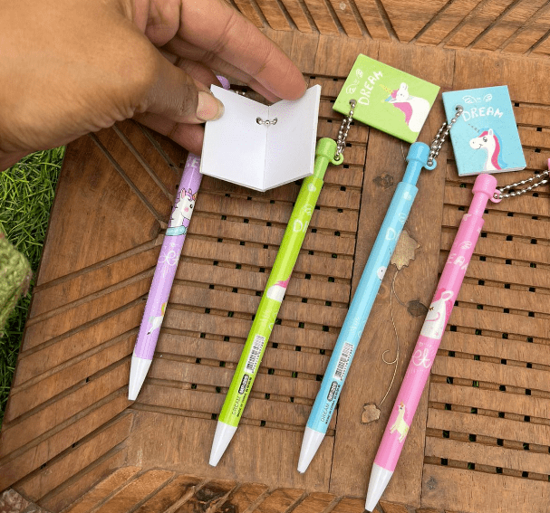 Unicorn Mechanical Pencil with Mini Notebook
