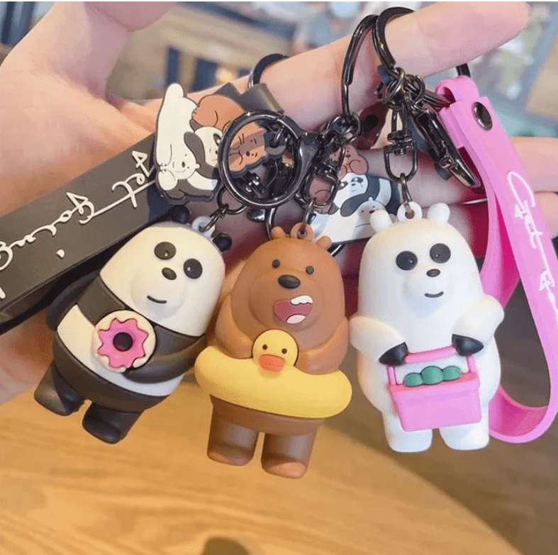 Cute We Bare Bear Keychain