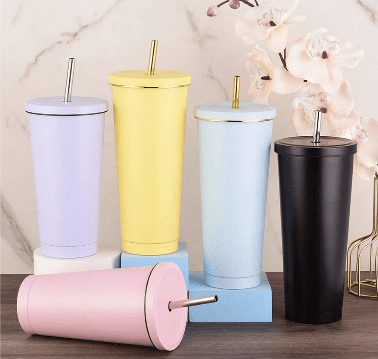 Colourful Stainless Steel Sipper