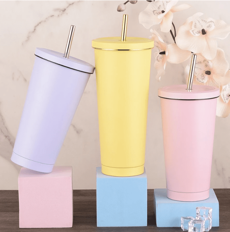 Colourful Stainless Steel Sipper