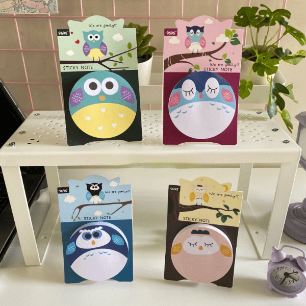 Cute Owl Sticky Notes