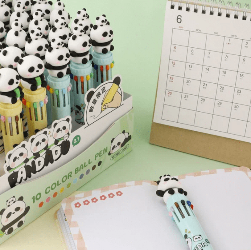 Cute Panda 10 in 1 Pen