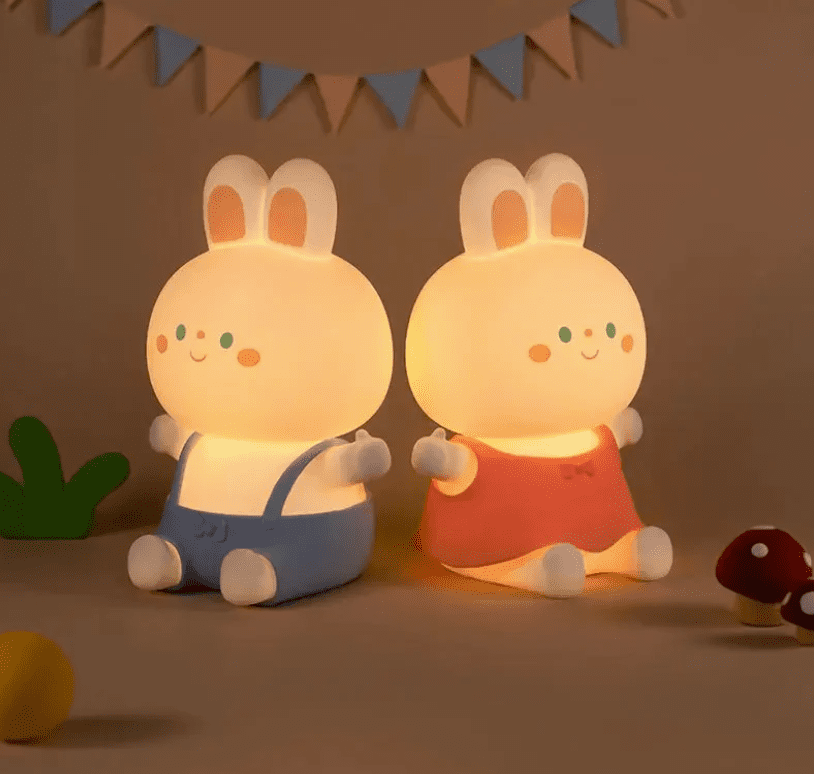 Cute Bunny Silicone Night Lamp