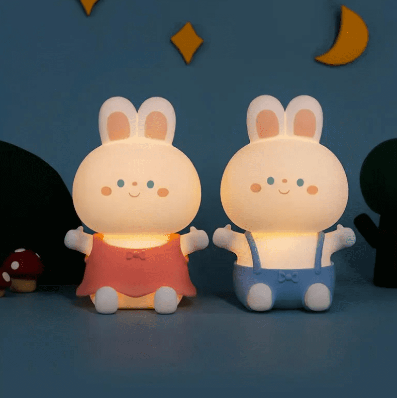Cute Bunny Silicone Night Lamp