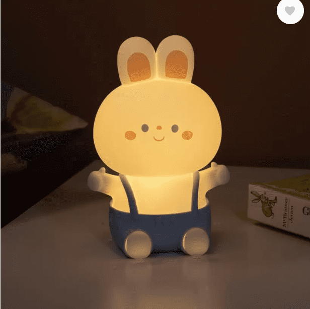 Cute Bunny Silicone Night Lamp
