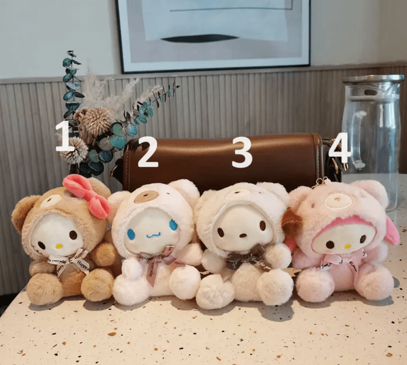 Cute Sanrio Plush Keychain