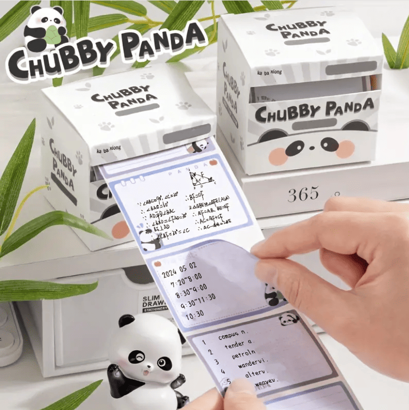 Bear Panda Peel Off Sticky Notes