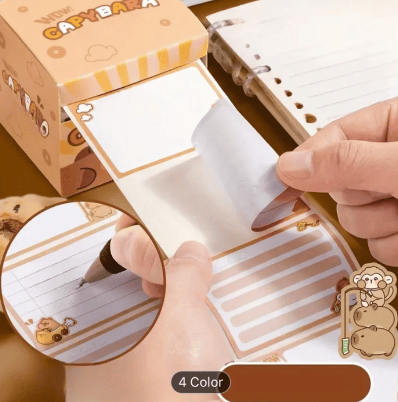 Bear Panda Peel Off Sticky Notes