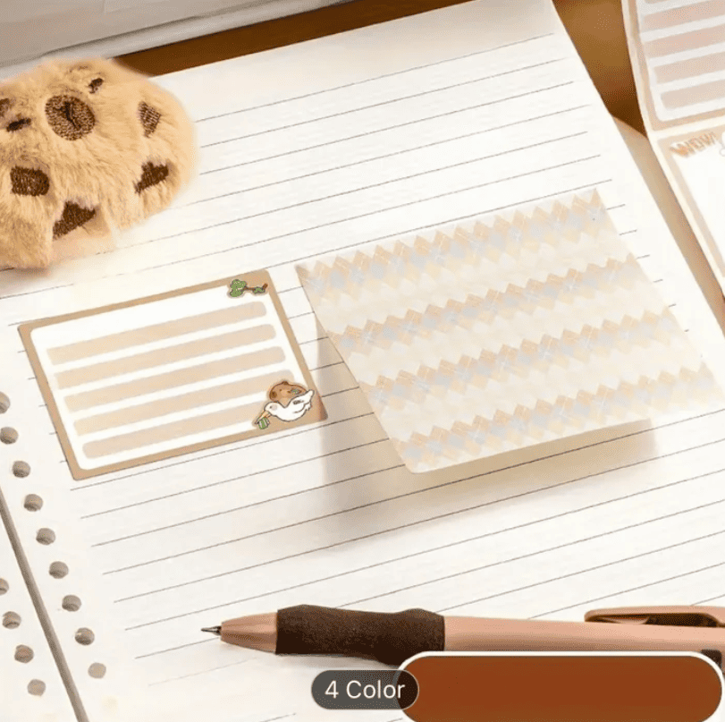 Bear Panda Peel Off Sticky Notes