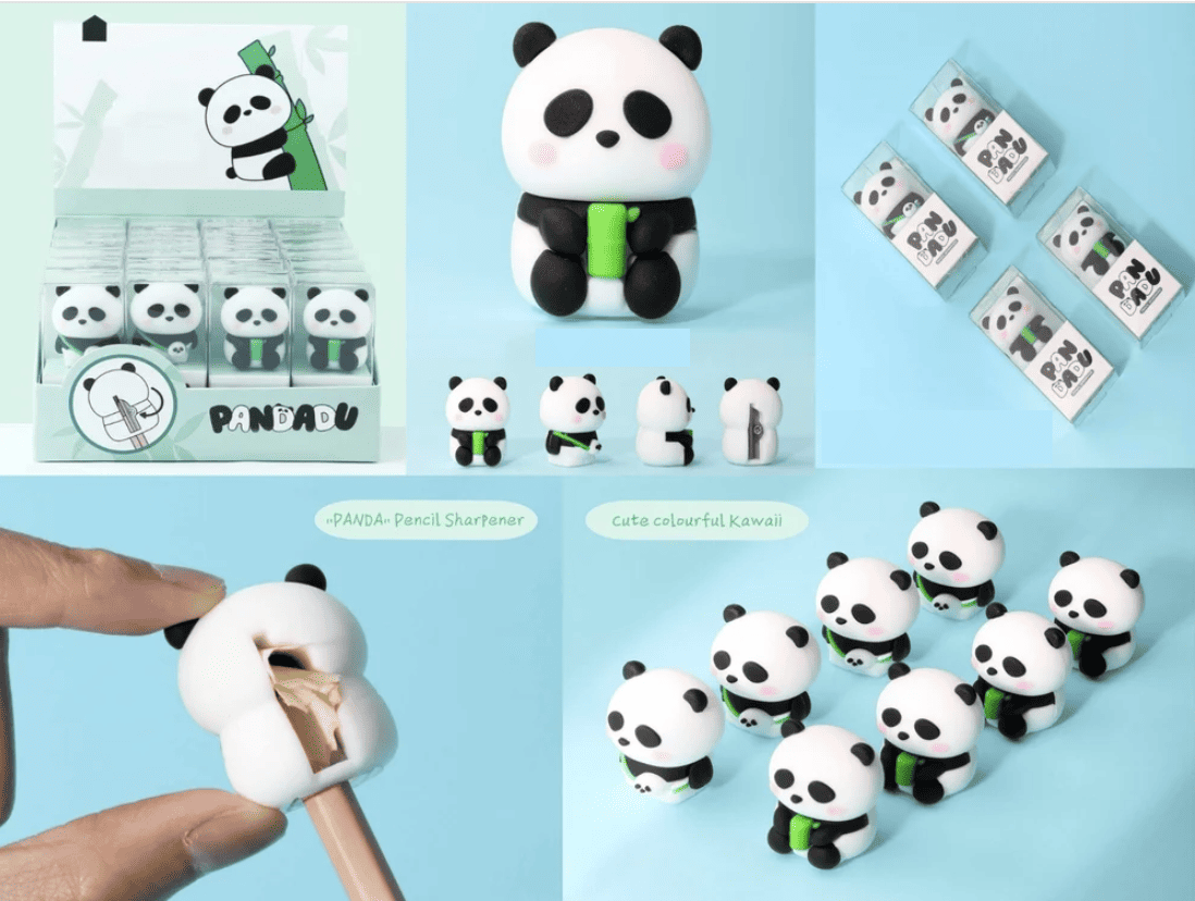 Panda Eraser Cum Sharpener