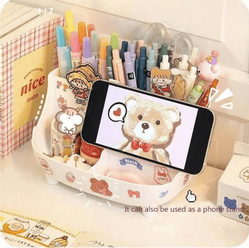 Cute Kawaii Desk Organizer