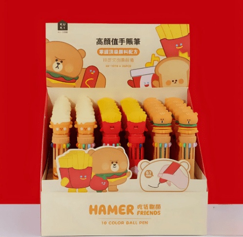 Cute Foodie 10 in 1 Pen