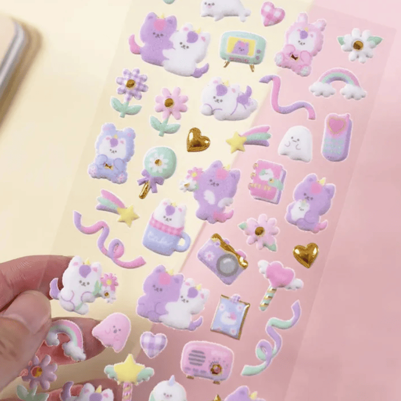 Kawaii Fluffy Stickers