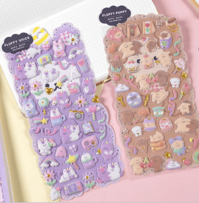 Kawaii Fluffy Stickers