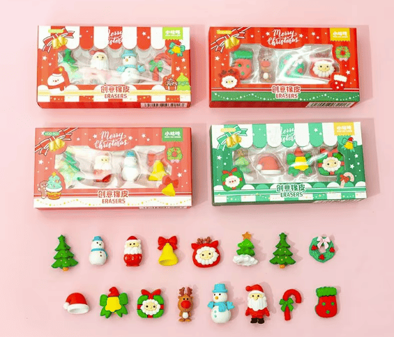 Christmas Erasers