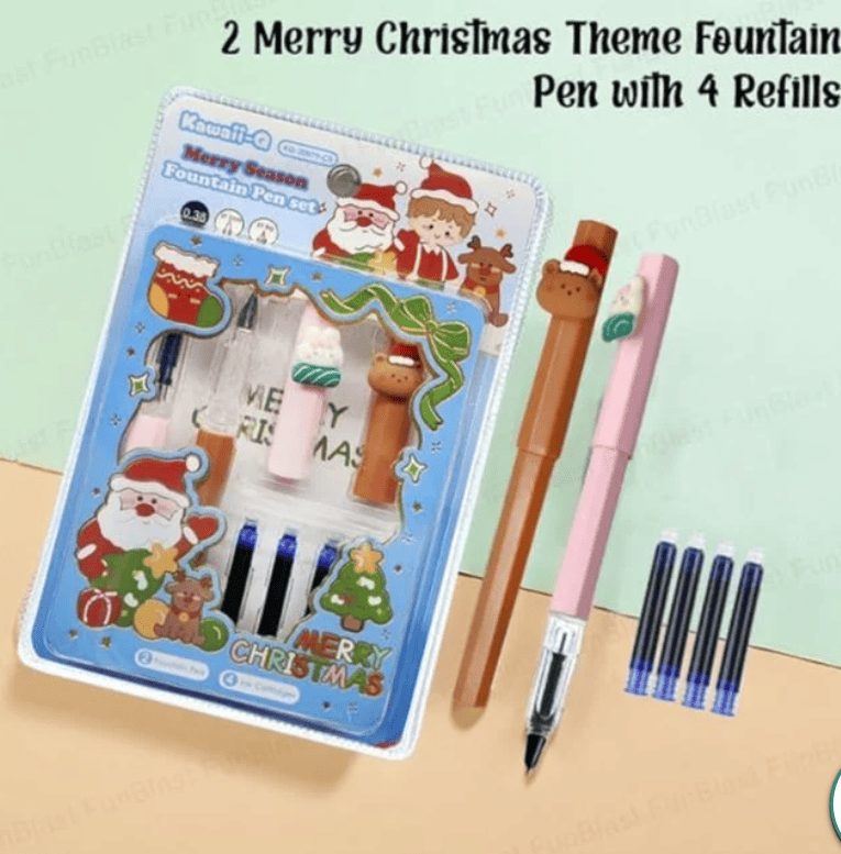 Christmas Fountain Pen Set