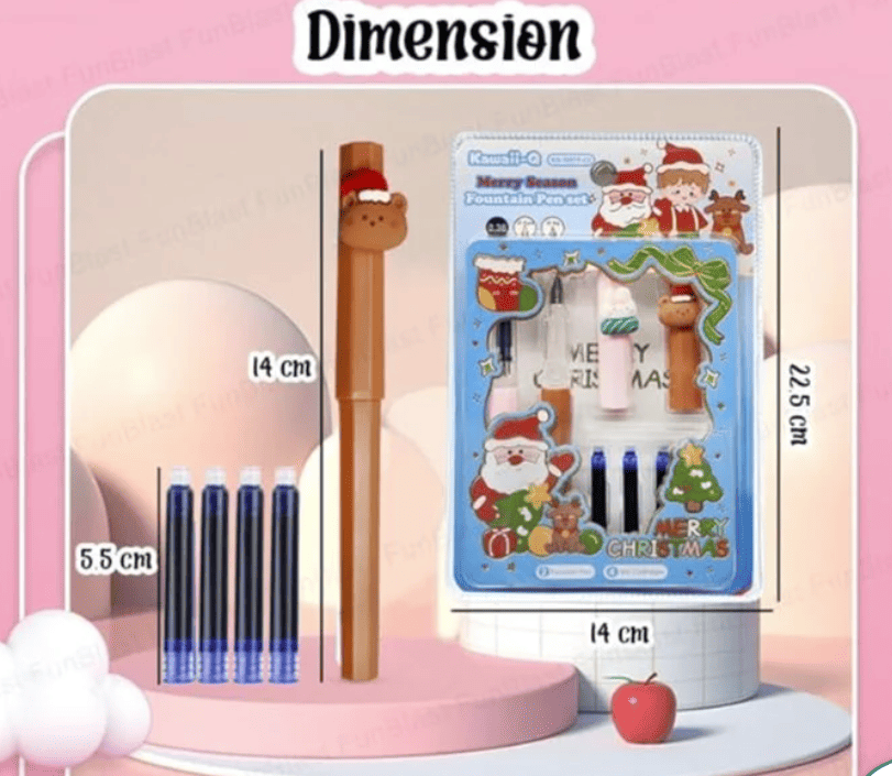 Christmas Fountain Pen Set