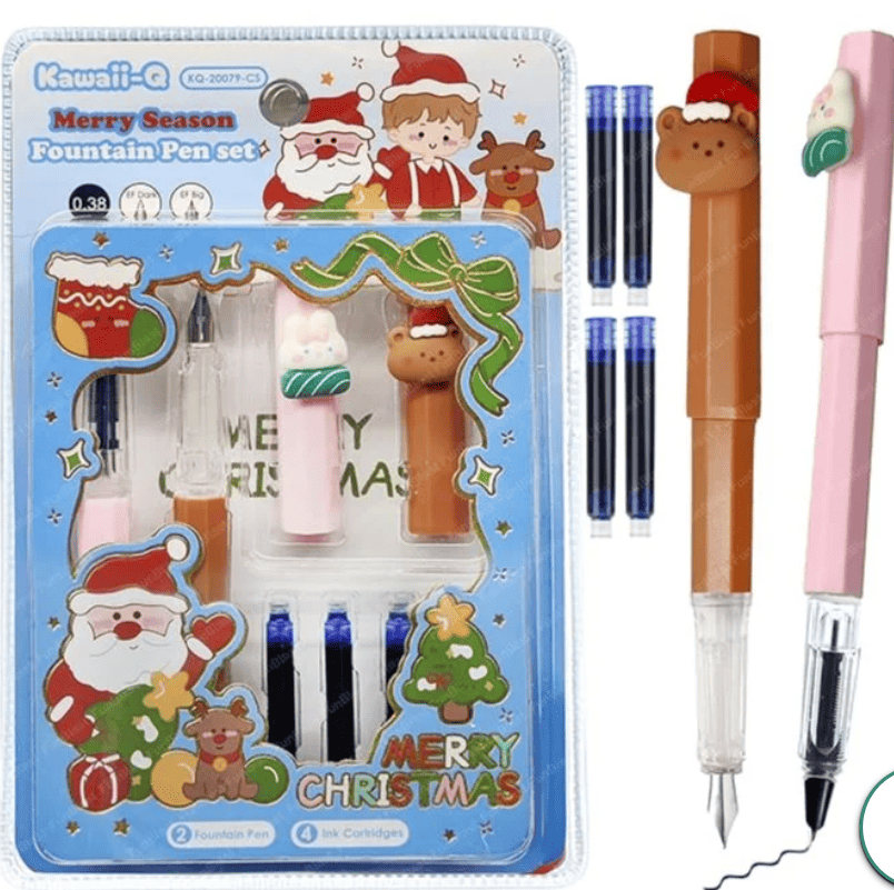 Christmas Fountain Pen Set