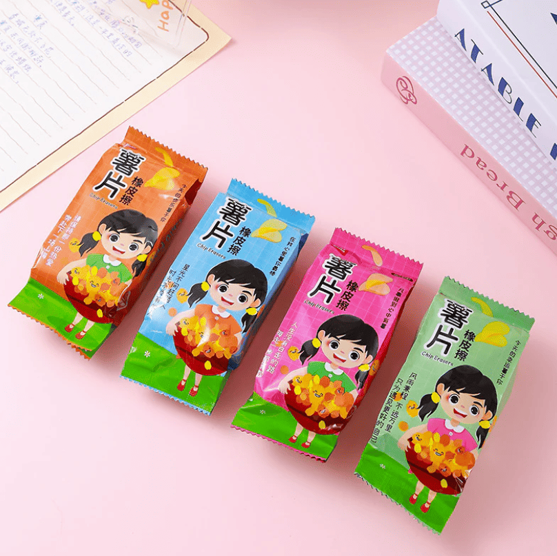 Potato Chips Eraser