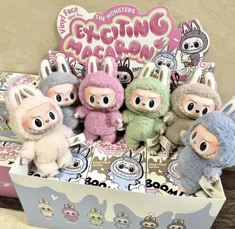 Pop Mart Labubu Exciting Macaron Monster Collectible Toy