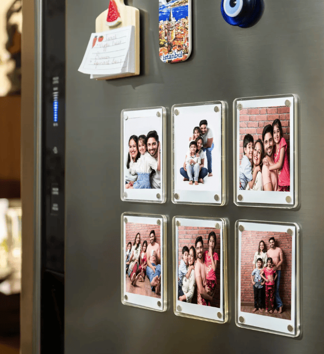 Customised Polaroid Photo Fridge Magnet Frame