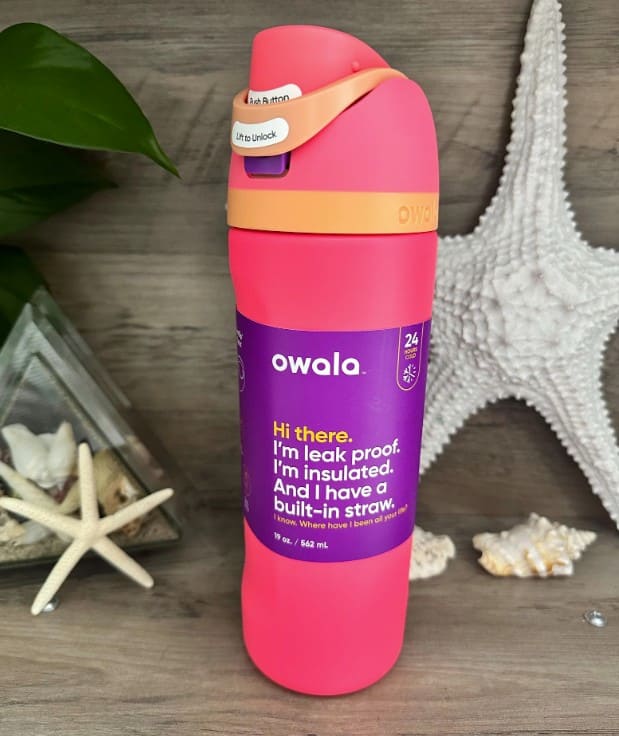 Owala Bottle - Hyper Flamingo