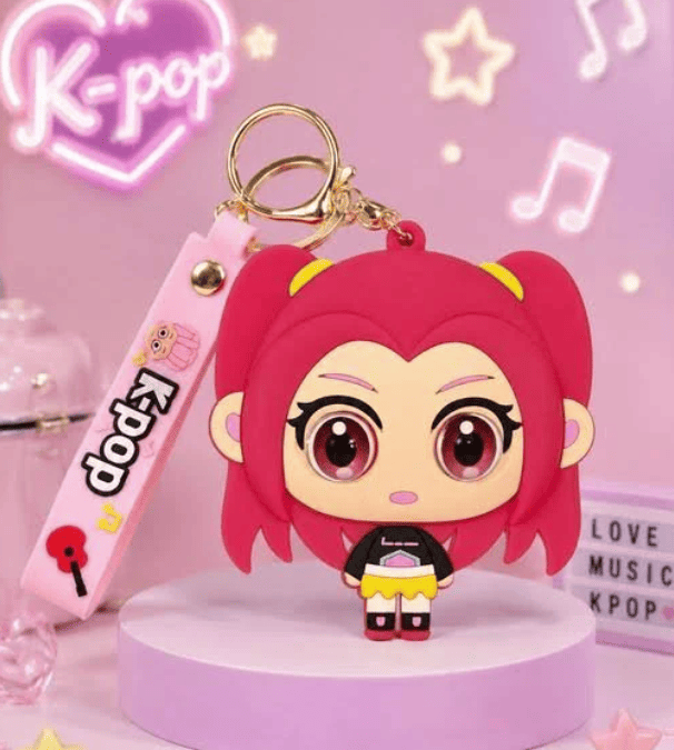 KPOP Character Pouch – Cute Korean Anime Zipper Pouch for Makeup, Stationery & Travel