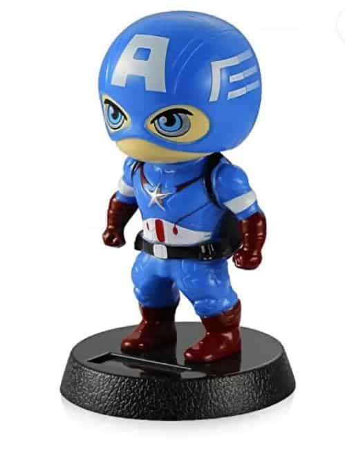 Captain America Solar Powered Bobblehead