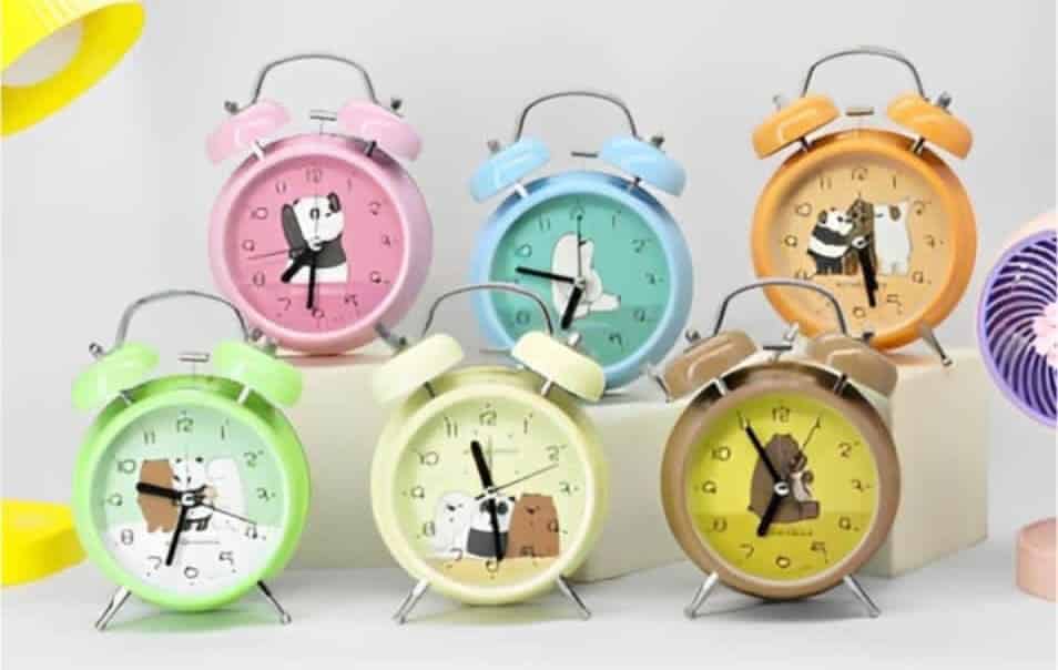 Bare Bear Alarm Clock