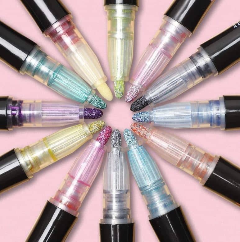 Metallic Outline Pens (Set of 12)