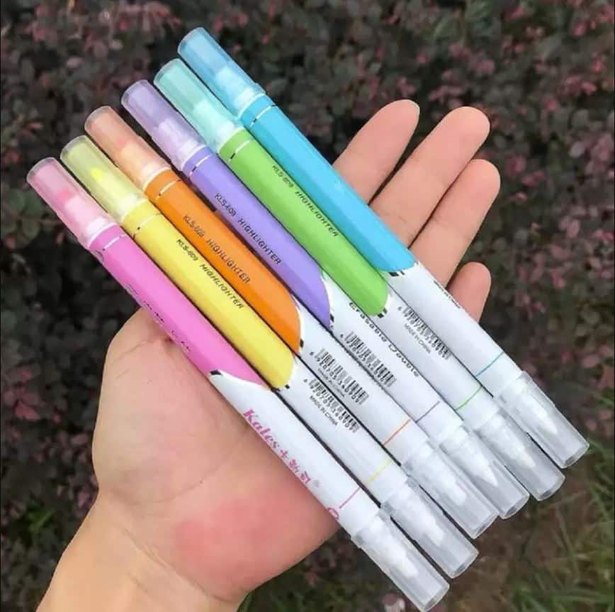 Erasable Double Sided Highlighters