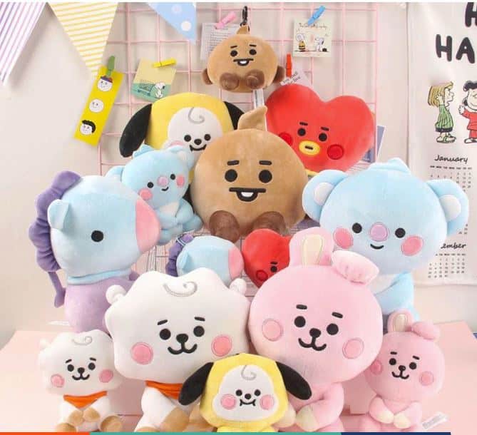 BTS Plush Keychain