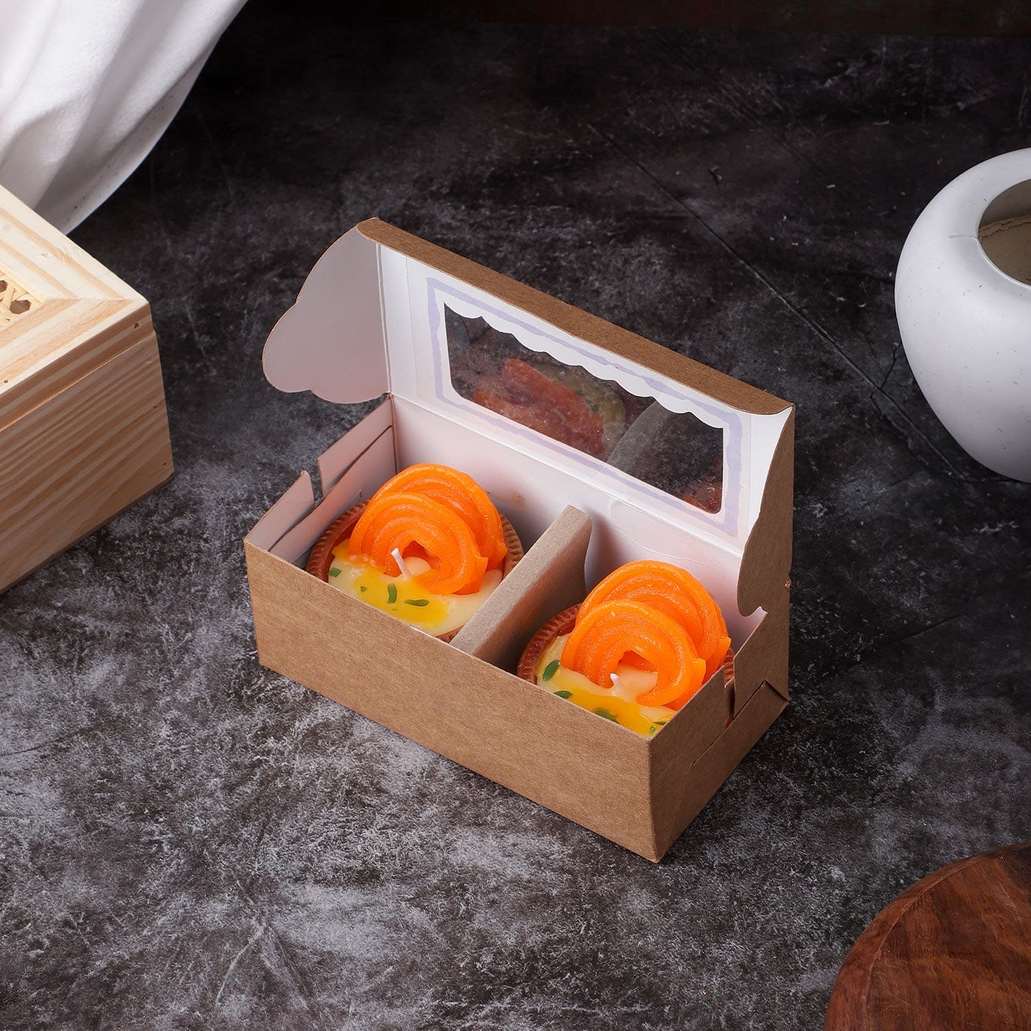 Jalebi Candle (Set of 2)