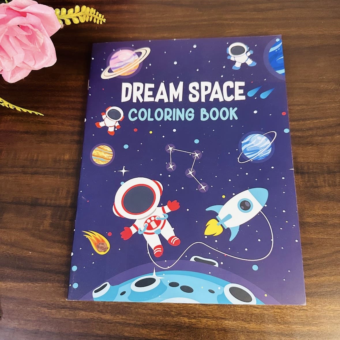 Space Coloring Book And Crayon Set