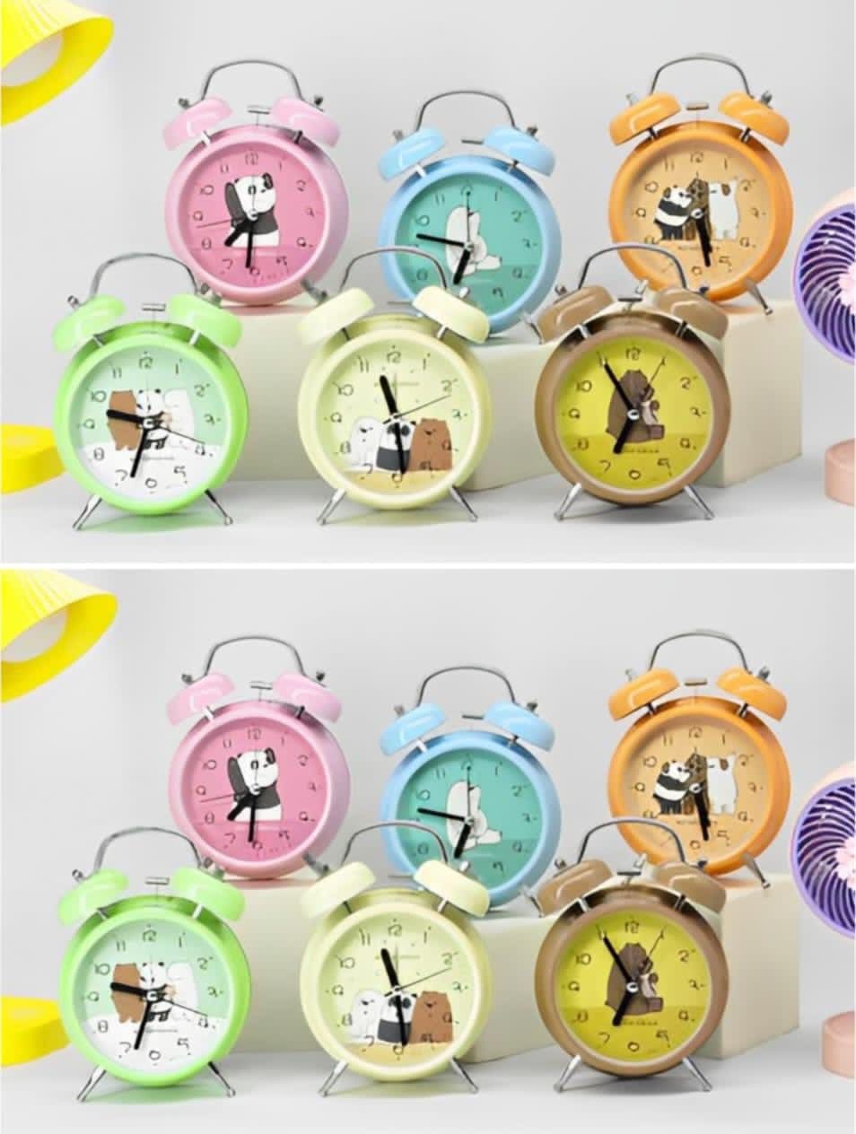 Bare Bear Alarm Clock