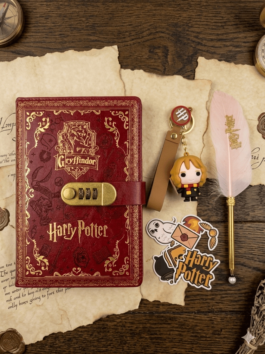 Harry Potter Locking Journal Gift Set
