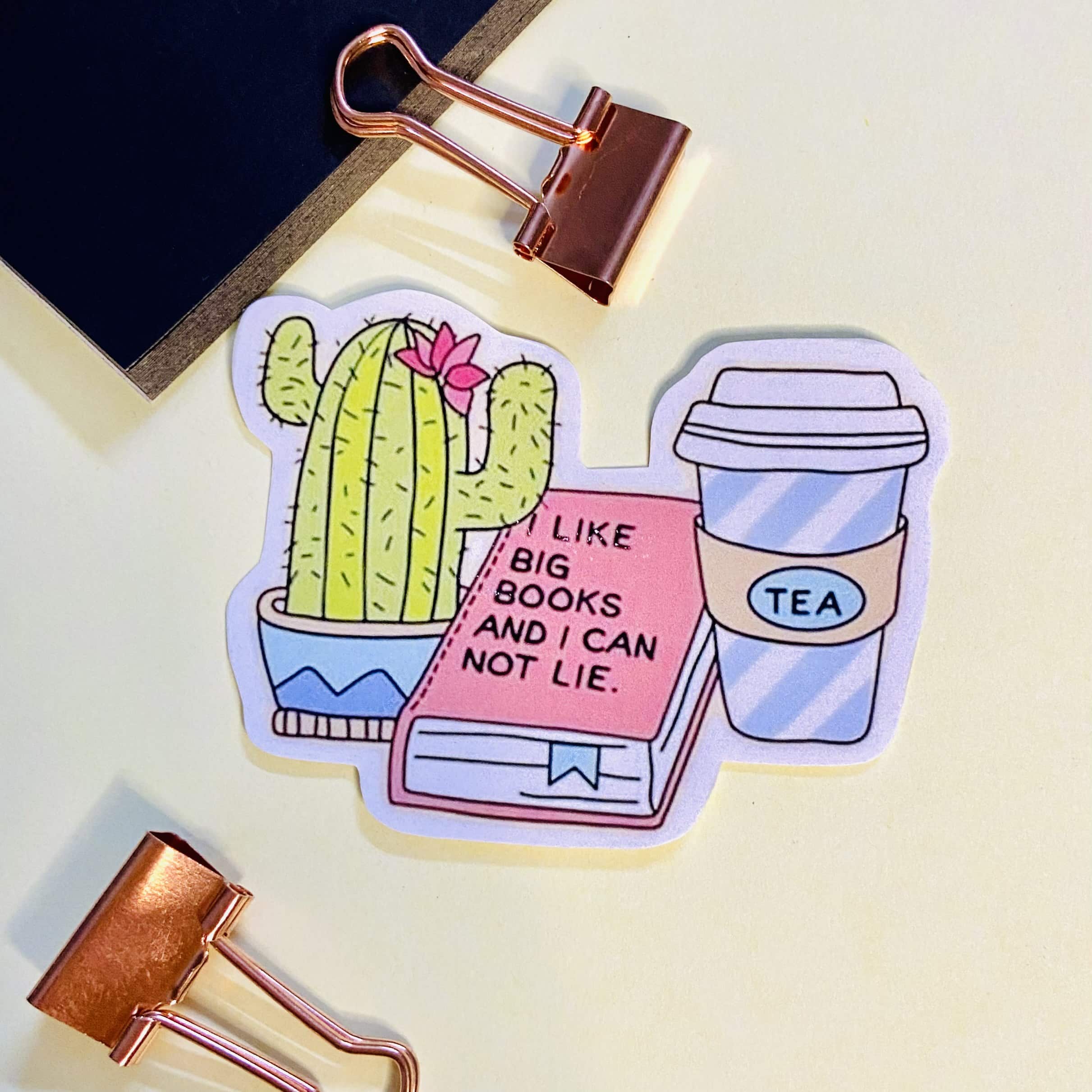 I Like Big Books and I cannot Lie Sticker