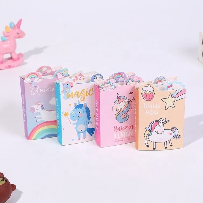 Foldable Unicorn Sticky Notes