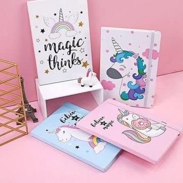 Unicorn Hardbound Notebook