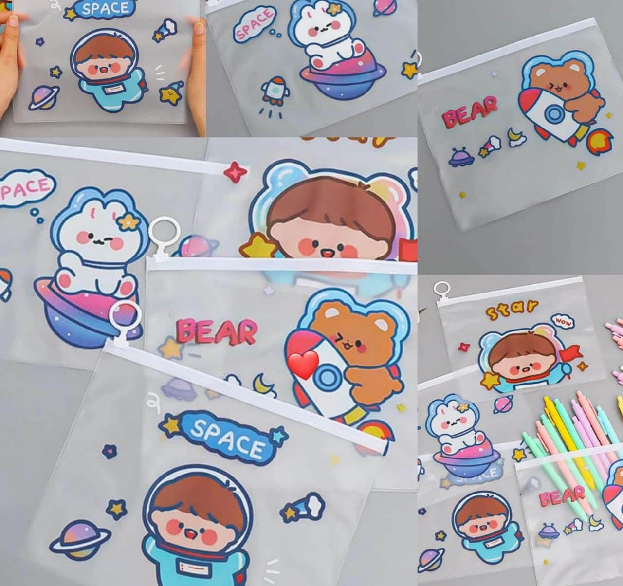 Cute Kawaii Clear Bag