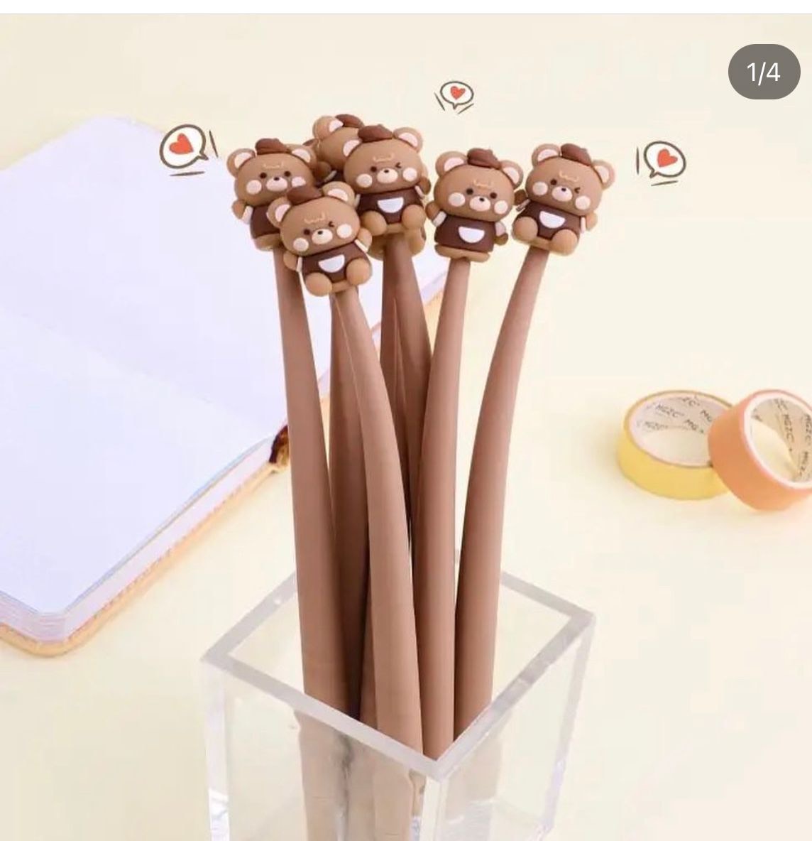 Cute Coffee Bear Pen