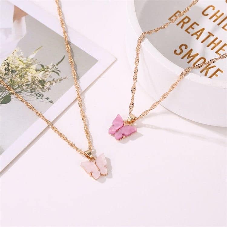 Butterfly Pendant Chain