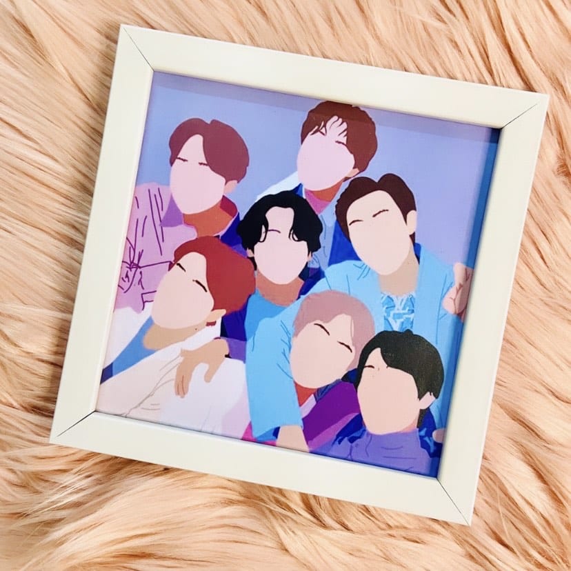 BTS Desk/ Wall Frame